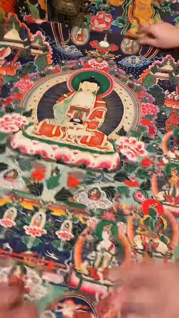 装裱画精美唐卡tk16148