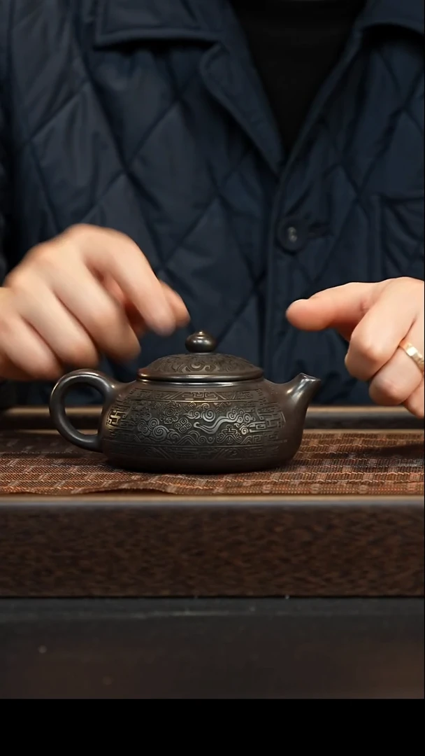 茶壶紫砂宜兴紫砂壶h1708