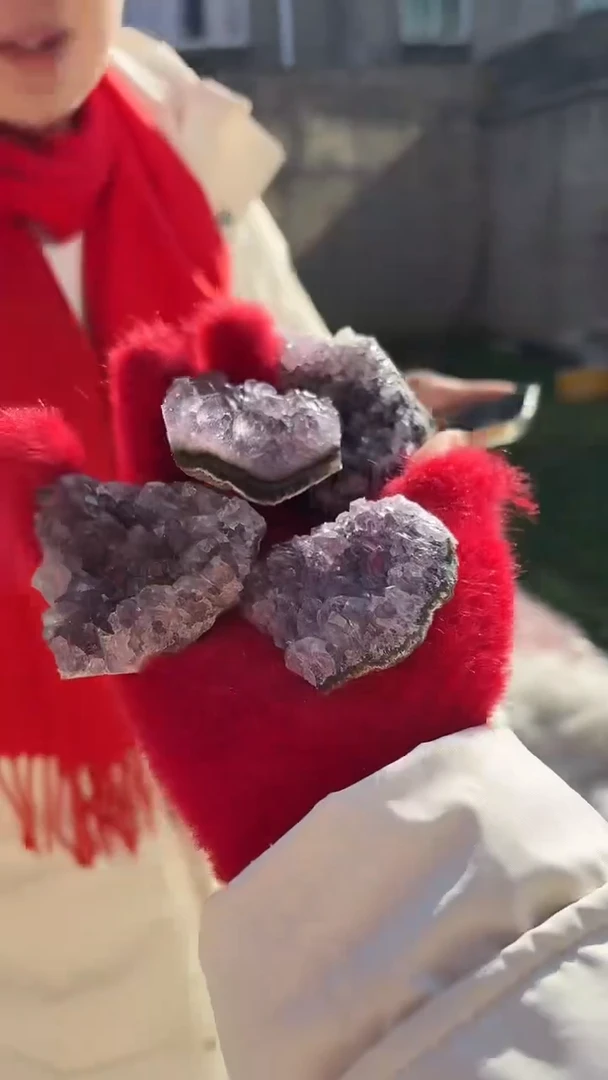 【闪购商品】水晶摆件未镶嵌紫水晶簇多样性发一个 562