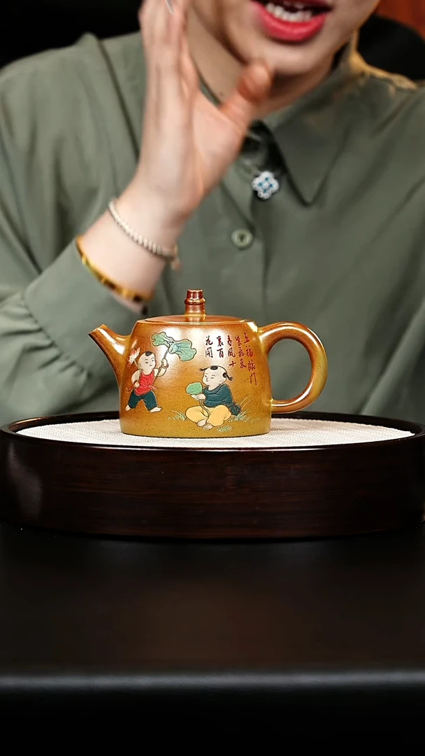 茶壶紫砂汉铎壶