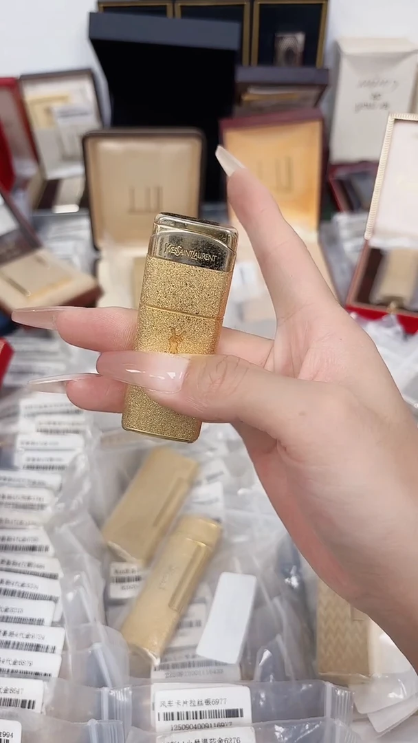 纯铜034大圣明火防风机金色磨砂