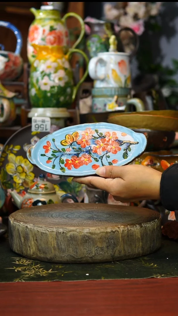 陶瓷178景德镇手工釉下彩陶瓷