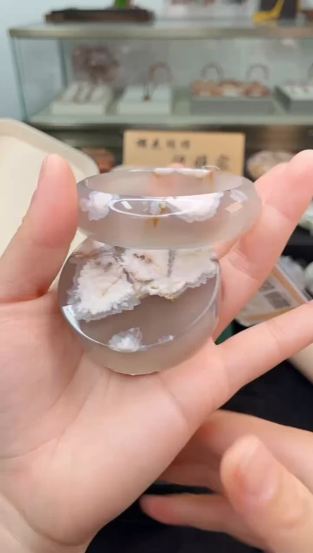 未镶嵌手镯石英质玉60圈口（赠品镯心）378936