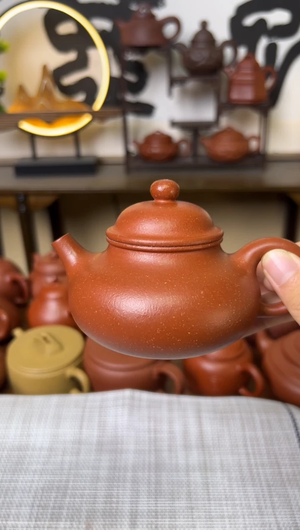 茶壶段泥红降坡容天壶170CC-甘来兵