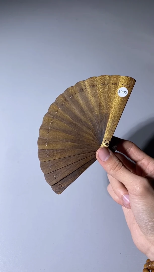 【闪购商品】金丝楠590号10cm金丝楠迷你扇
