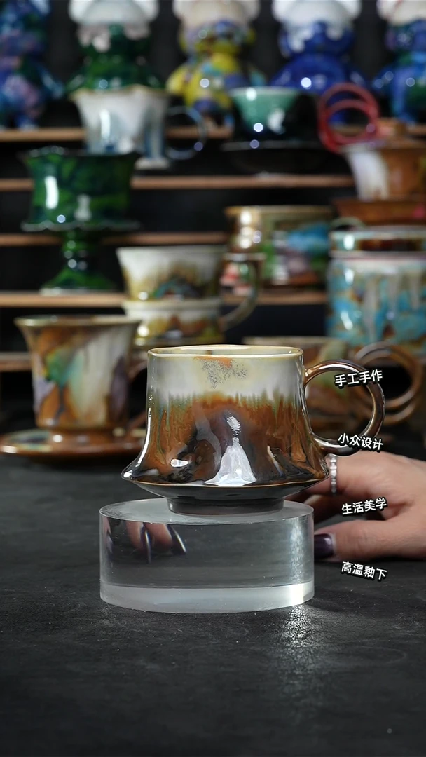 设计师款景德镇森涩手创陶瓷（食品级）895