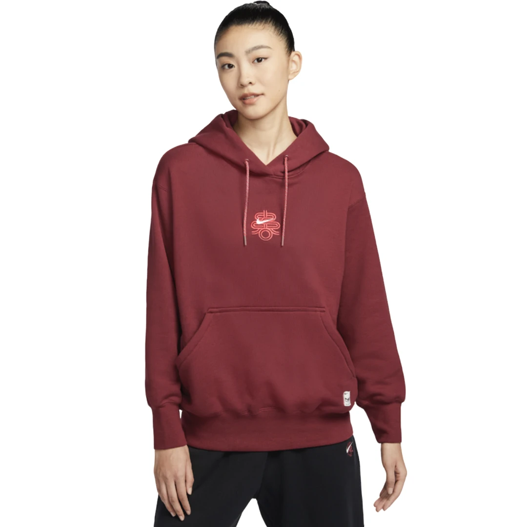 NIKE/耐克官方灵蛇迎新系列李梦同款女子套头连帽衫-HV8461-677