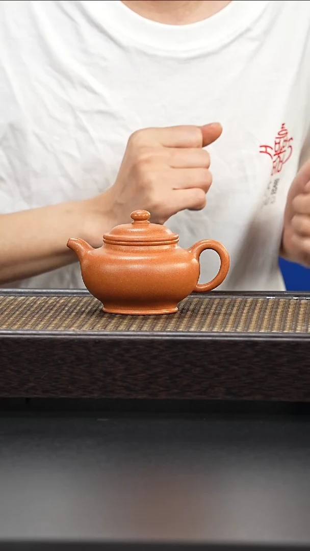 茶壶紫砂全手工黄降坡掇只