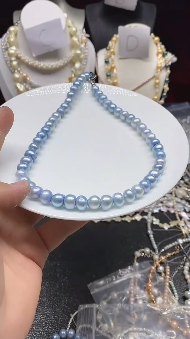 淡水珍珠未镶嵌颈饰多人