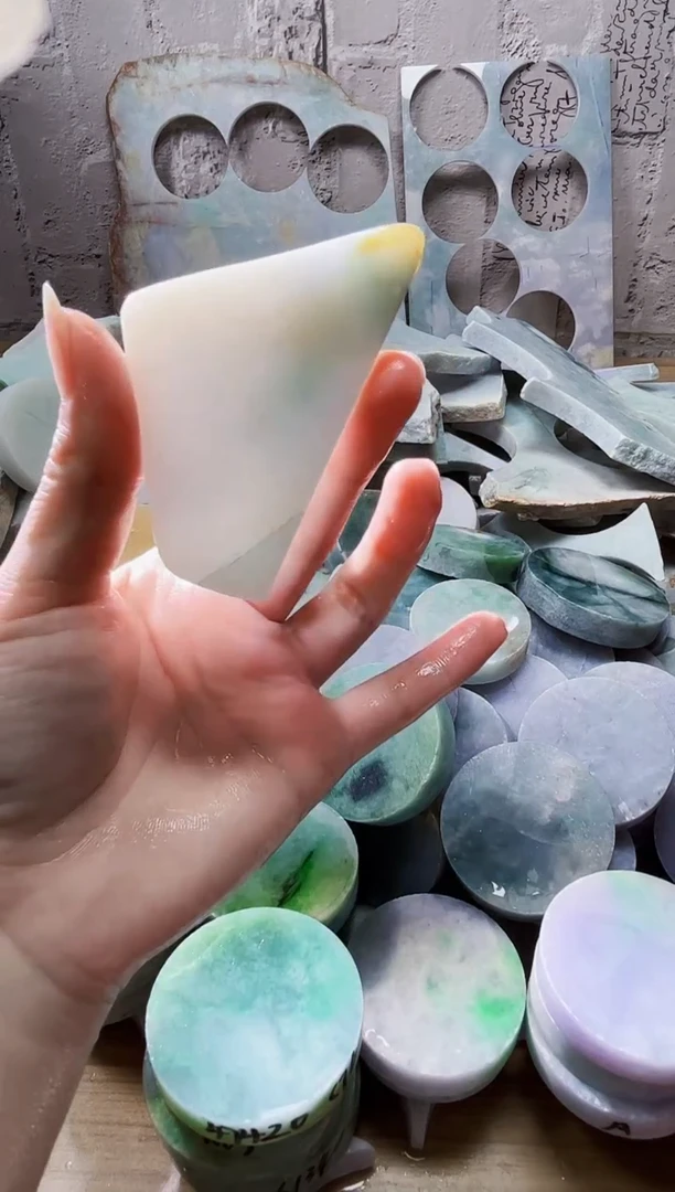裸石翡翠天然翡翠A货352