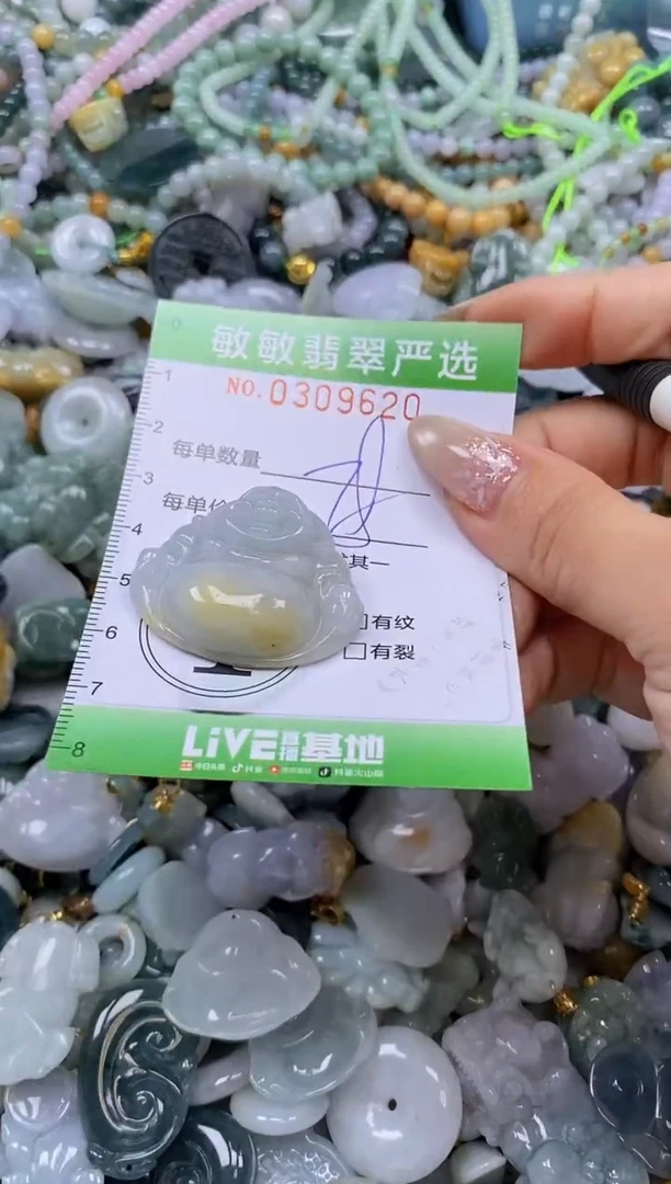翡翠未镶嵌颈饰闪购0309620
