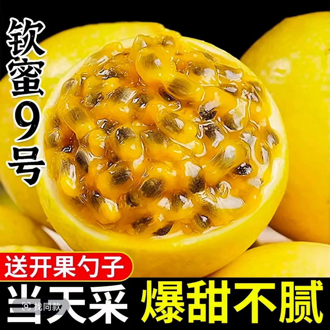 【送开果器】正宗新鲜钦蜜9号百香果当季水果香甜多汁d7