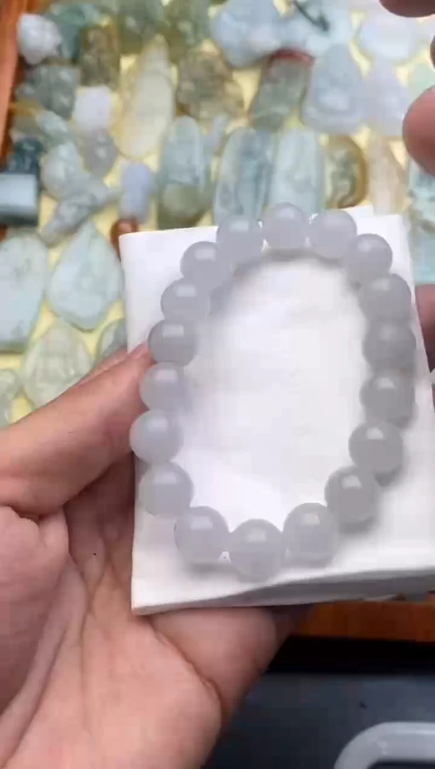 未镶嵌定制翡翠童*天然缅甸A货翡翠