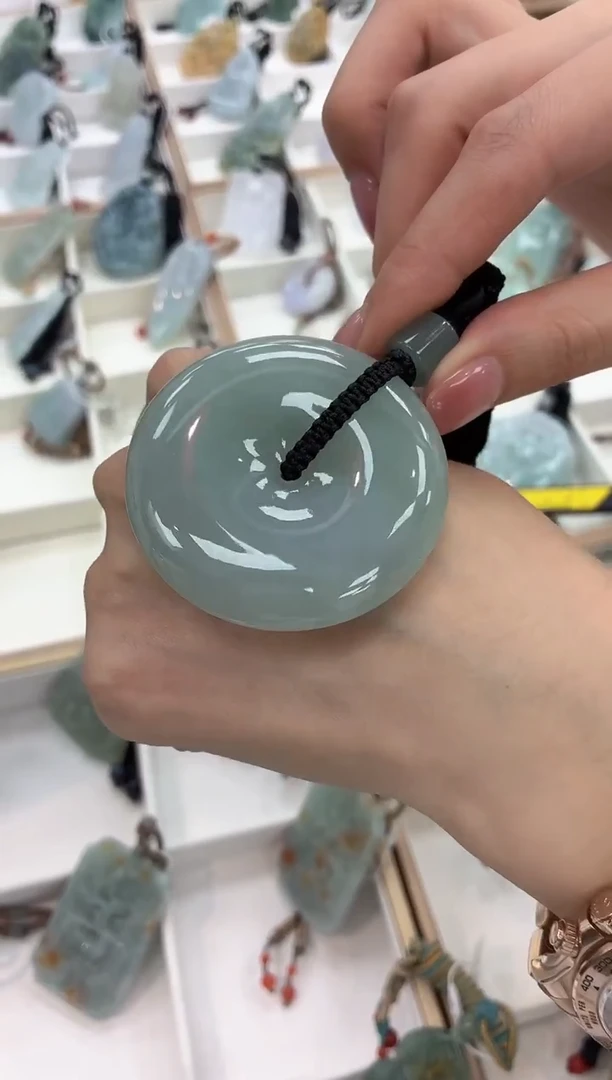 颈饰未镶嵌翡翠缅甸天然A货翡翠多样选其一发货