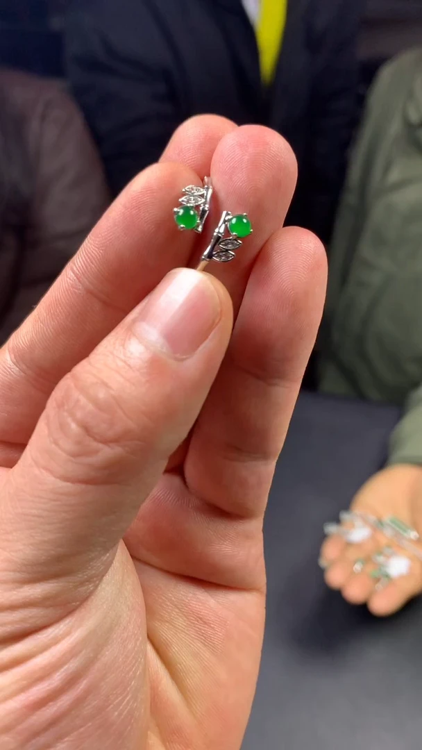 【闪购商品】翡翠戒指银S925镶嵌1035032794/多样性发一