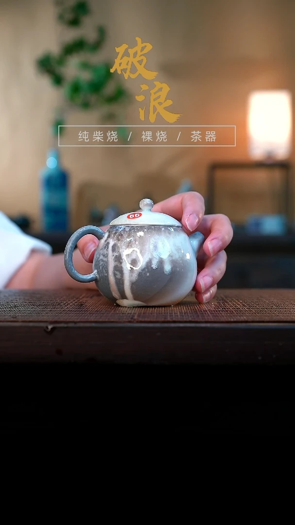壶66号容量100-110ML高白泥有结晶