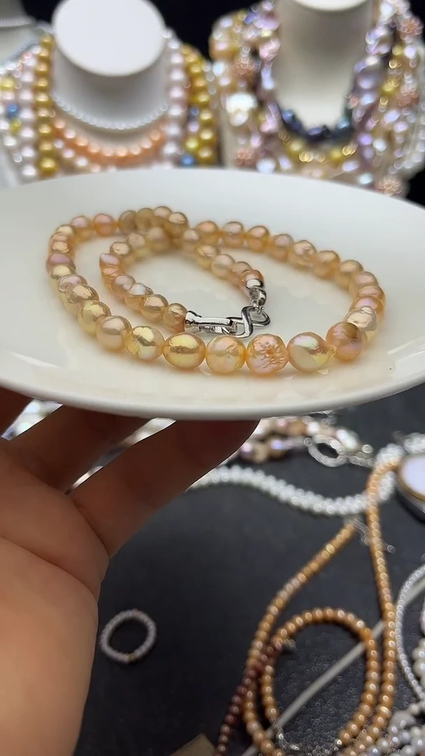 颈饰未镶嵌淡水珍珠多人