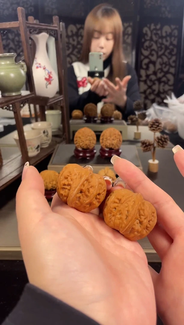 【闪购商品】文玩核桃把件平谷元宝39尺-13