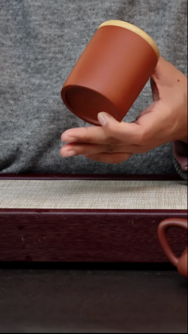 茶杯紫砂小红茶叶罐