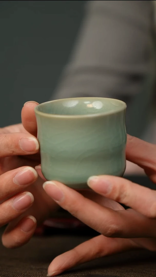 全品 仿古 竹节杯