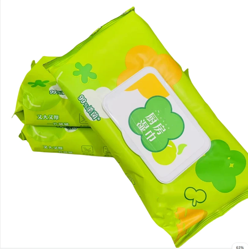 80片装加大厨房卫生湿巾湿纸巾