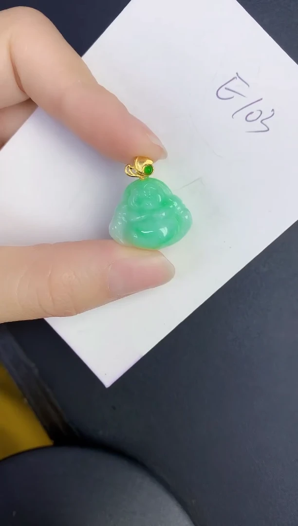 颈饰未镶嵌翡翠缅甸天然翡翠A货