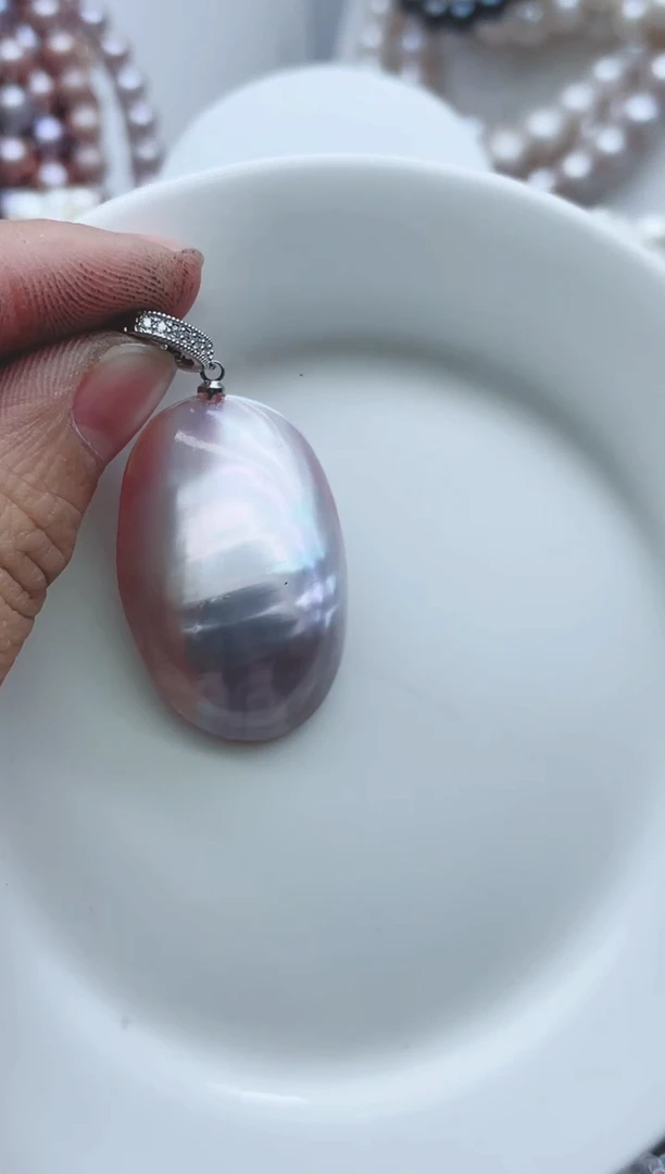 【闪购商品】淡水珍珠颈饰钛钢1