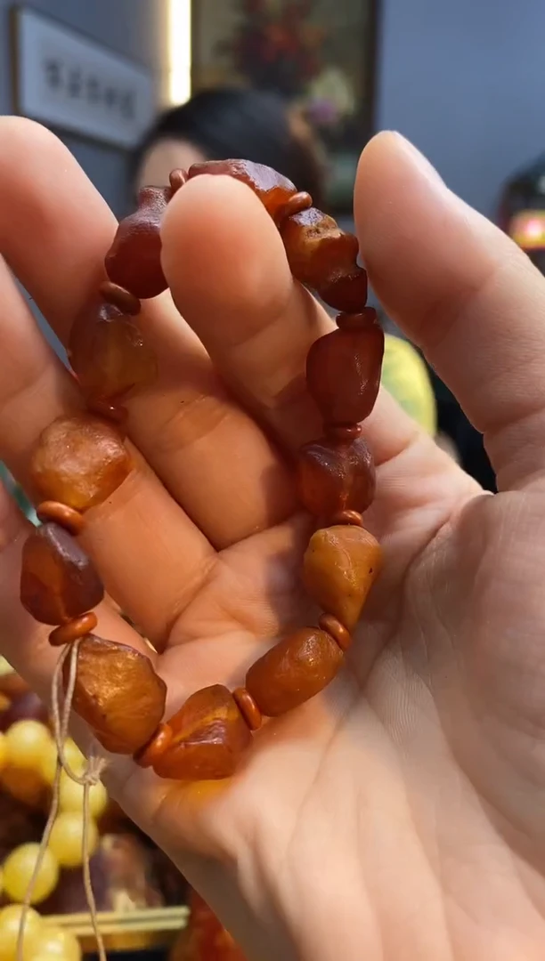 未镶嵌琥珀手串手串