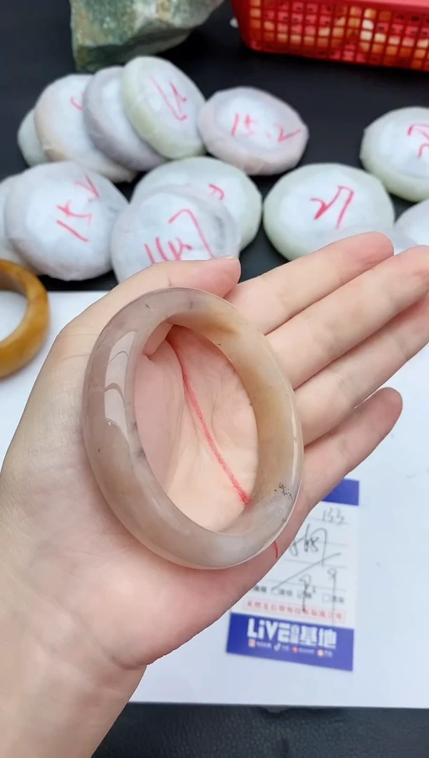 未镶嵌手镯石英质玉133+56/57