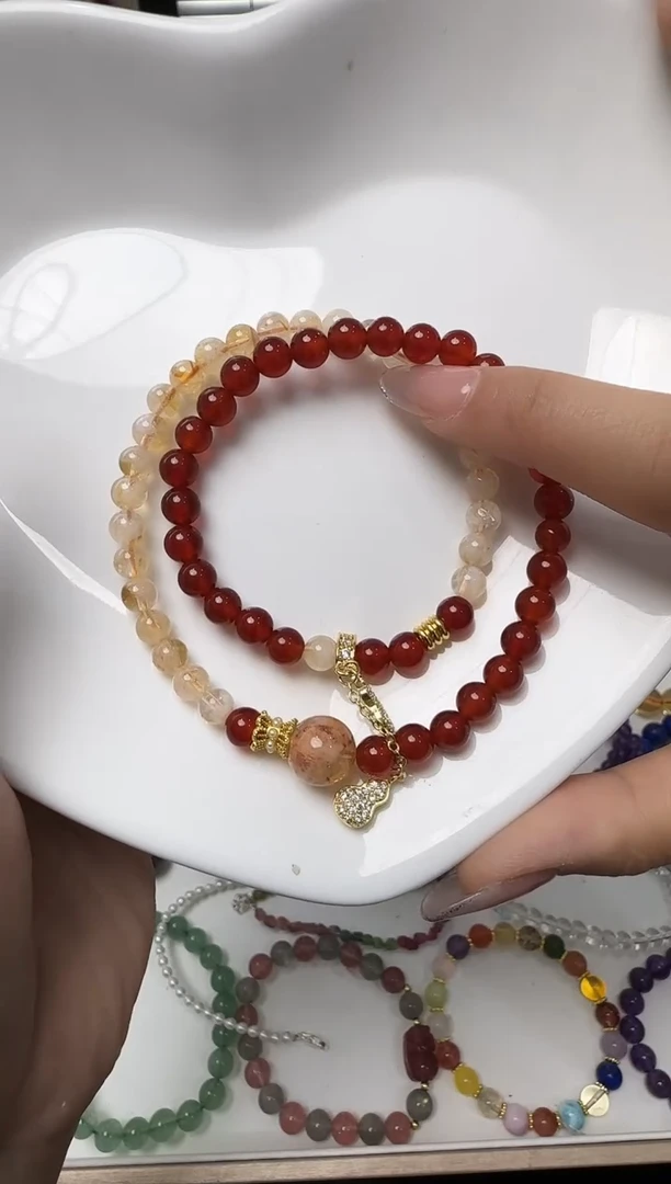 水晶手链未镶嵌双圈手串-540958