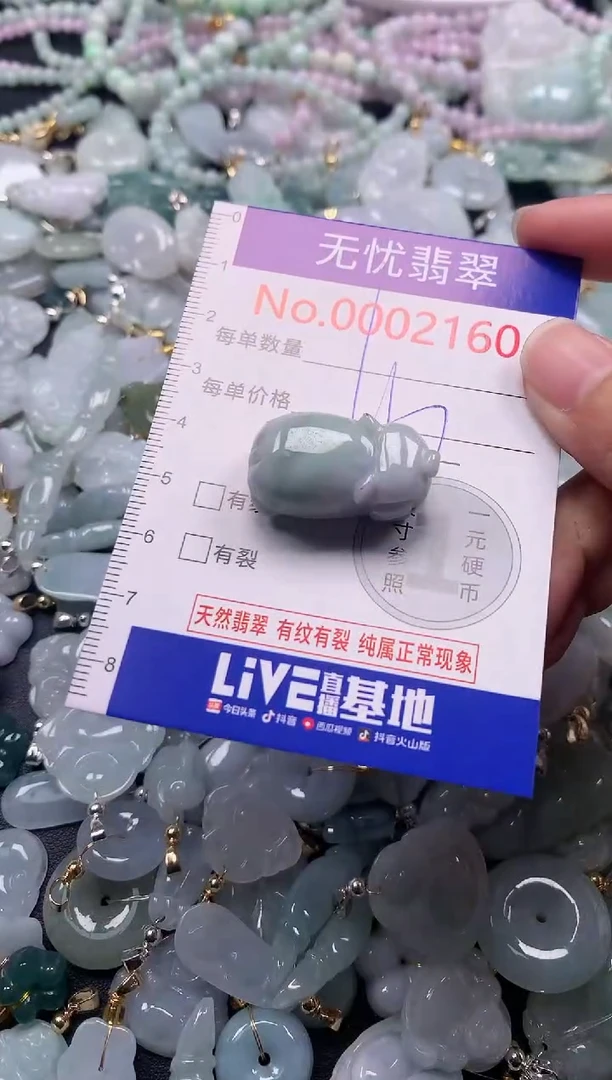 吊坠(不含链)未镶嵌翡翠2160