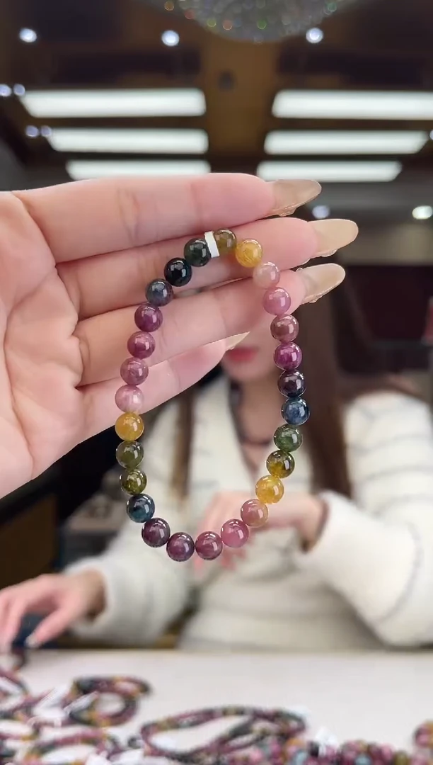 【闪购商品】碧玺/未镶嵌7mm+碧玺单圈4多样性发货