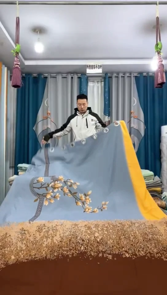 布成品窗帘  5*2.7米