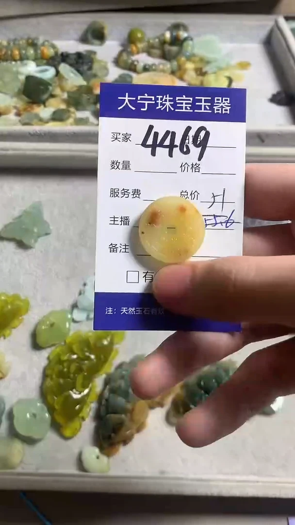 未镶嵌蛇纹石玉颈饰4469