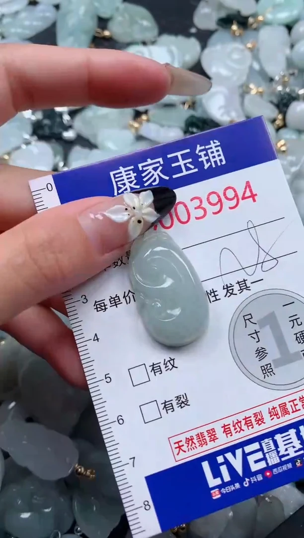 颈饰未镶嵌翡翠3994