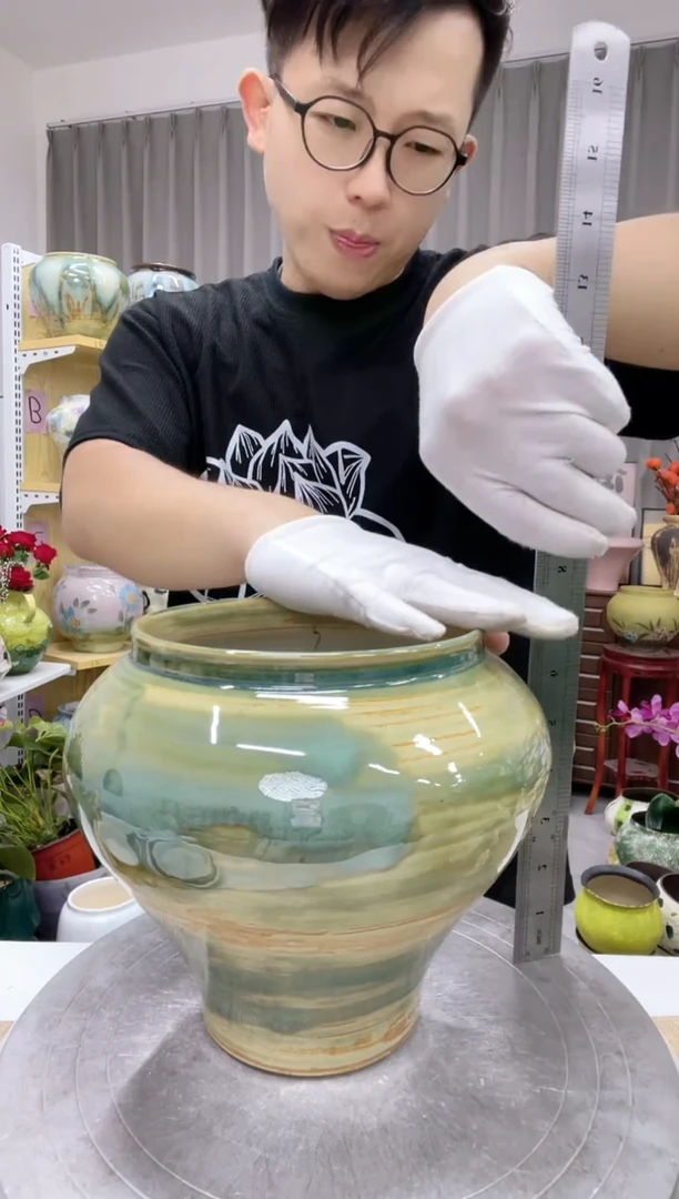8-3直播间精选高温陶瓷花盆