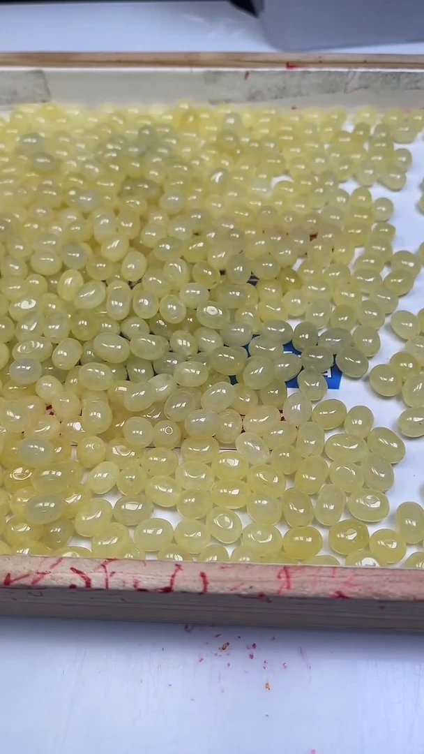 未镶嵌散珠碧玺E574 金丝黄碧玺随型8*12mm10颗5元