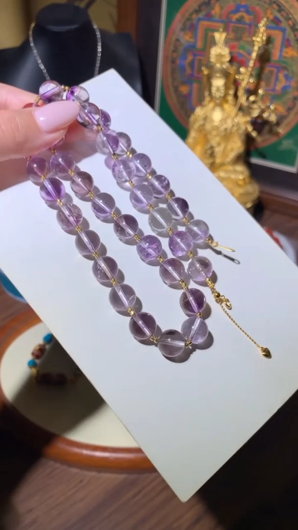【闪购商品】水晶项链未镶嵌项链18K