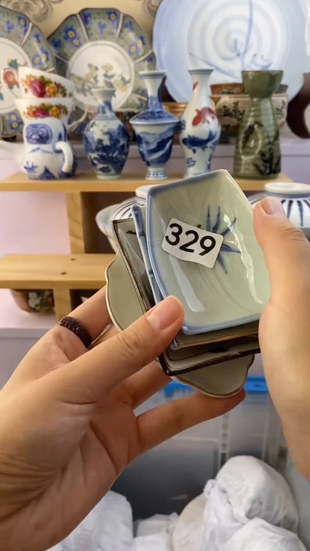 瓷片丽*瓷器满38包邮满38包邮329