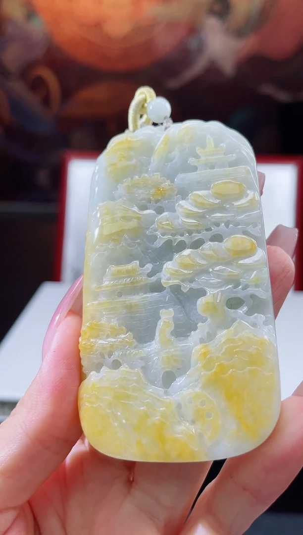 颈饰未镶嵌翡翠翡翠