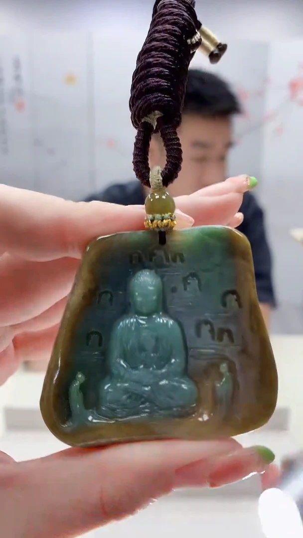 未镶嵌定制翡翠5028ry-毛货挂件41