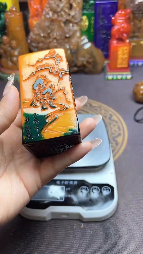 寿山石印石纯天然石料