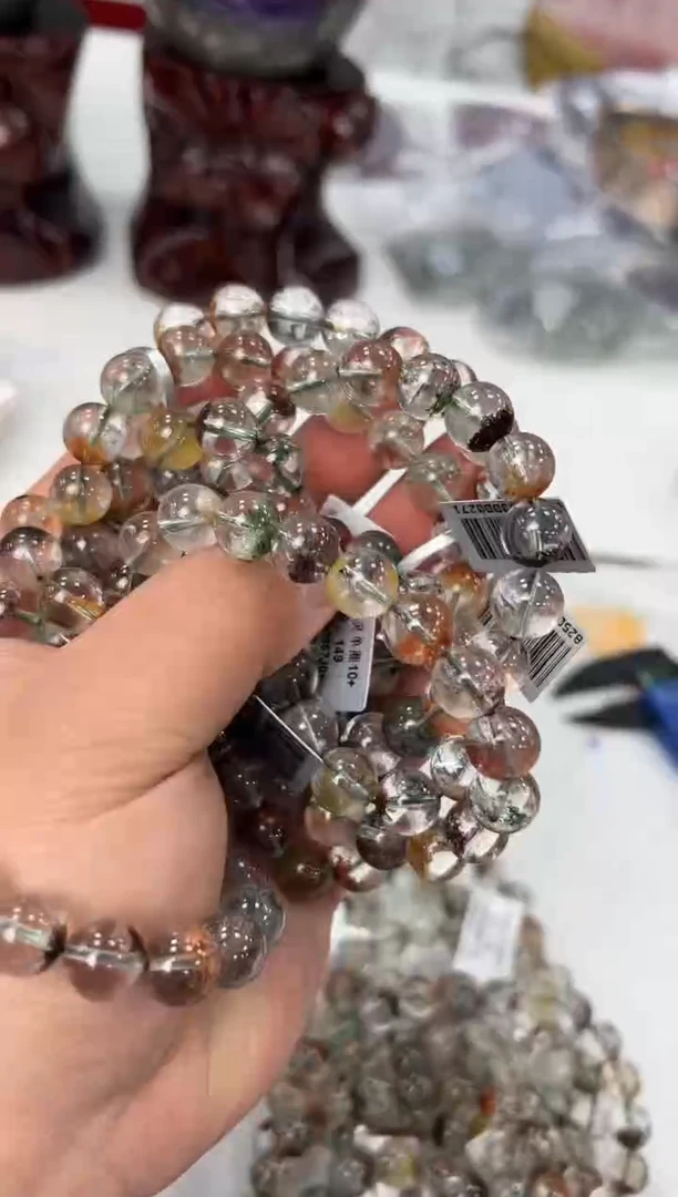 【闪购商品】水晶手链未镶嵌GD4534 约10mm多样性发一件