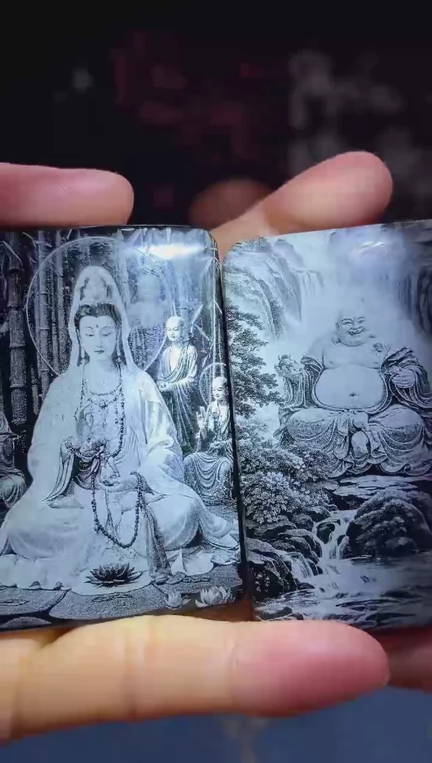 和田玉未镶嵌颈饰d479