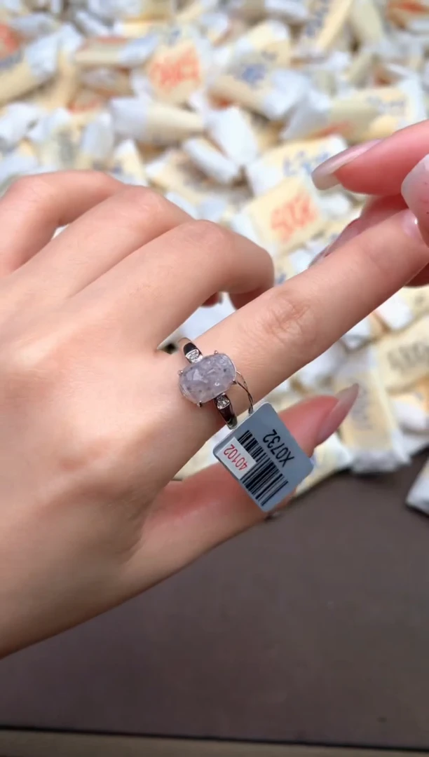 【闪购商品】翡翠戒指银S925镶嵌—