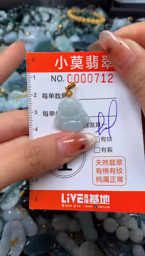 翡翠未镶嵌颈饰闪购00712