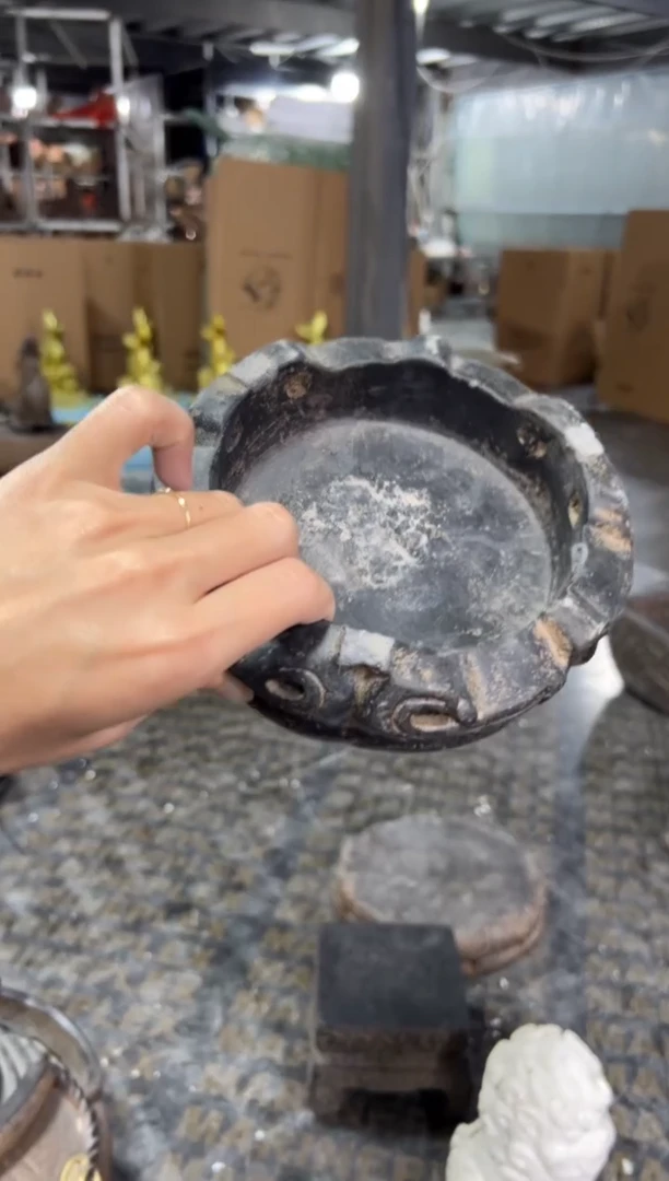 陶土【火山泥】金箍坛底座