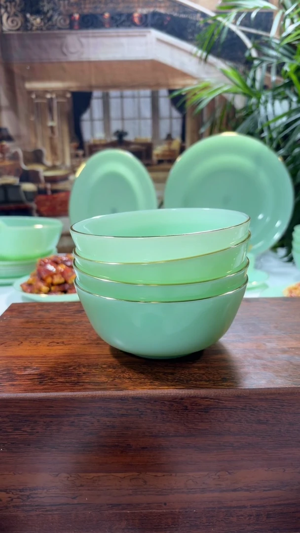 【闪购商品】...5.5英寸玉瓷碗6个口径13.8厘米