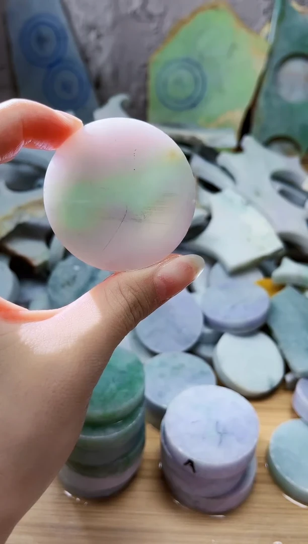 颈饰未镶嵌翡翠天然翡翠A货 南 729