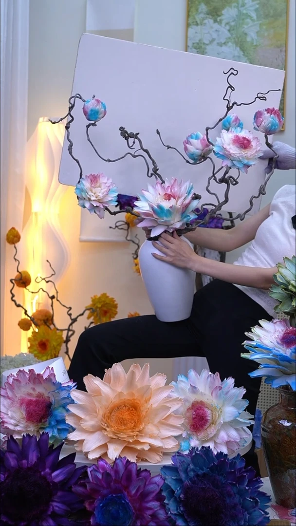 龙枣支洋蓟冰激凌【带花瓶】